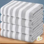 VOOVA & MOVAS stripe bath towel