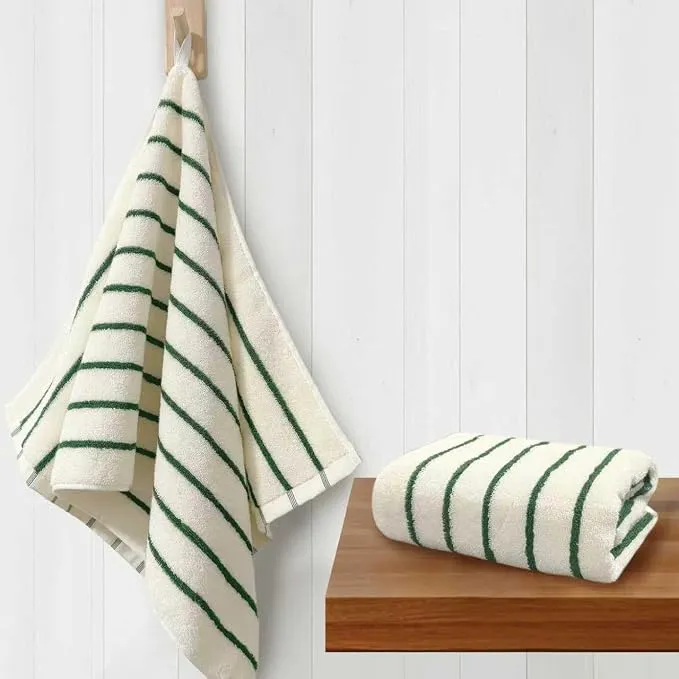 stripe hand towel