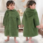 Pink Bear Baby Hooded Towel