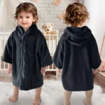 Pink Bear Baby Hooded Towel