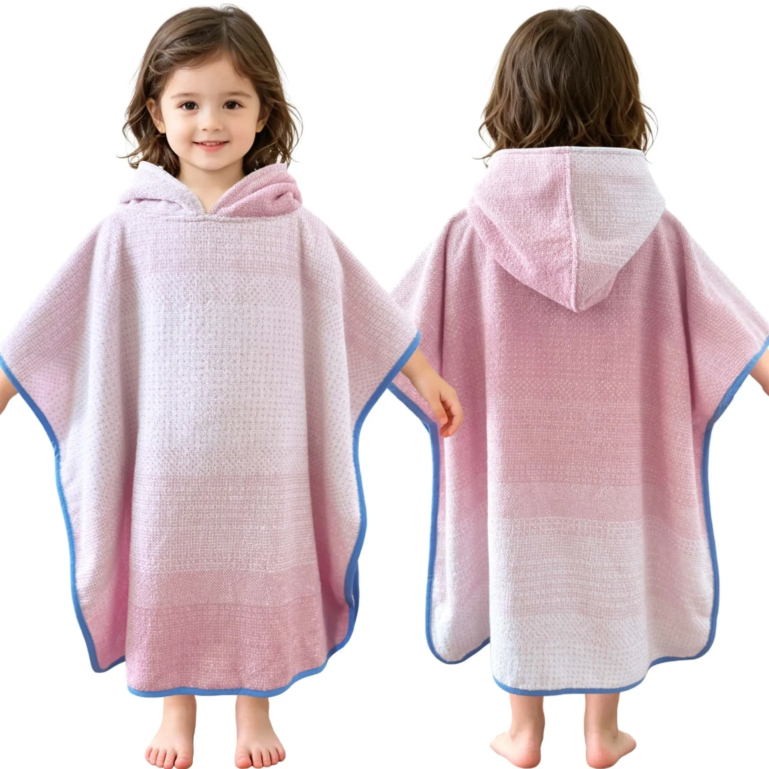 1 Toddler Hooded Bath Towel Poncho | 3-5 Years