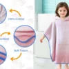 Toddler Hooded Bath Towel Poncho | 3-5 Years