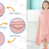 Kids Hooded Bath Towel Wrap | 6-10 Years