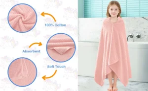 Kids Hooded Bath Towel Wrap | 6-10 Years