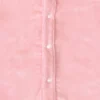 Pink Bathrobe Button Detail Pink baby hooded bathrobe with 100% cotton fabric