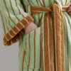 VOOVA & MOVAS-cotton-adult-bathrobe-shawl-collar-brown5 100% cotton adult bathrobe with shawl collar in caramel brown5