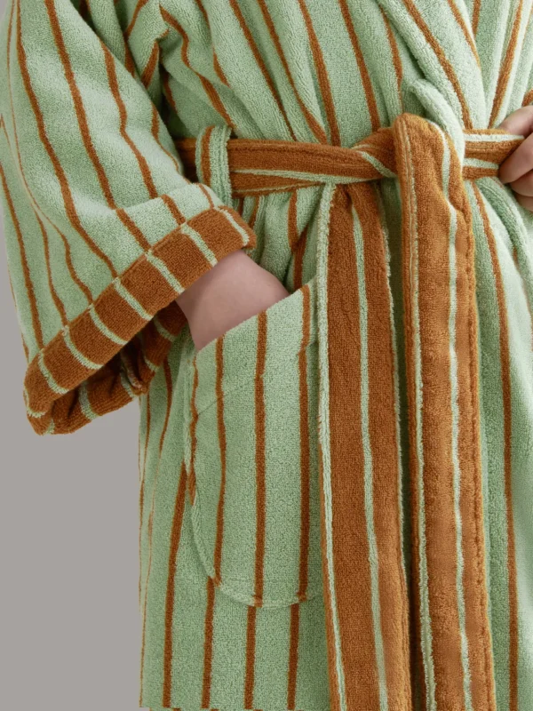 VOOVA & MOVAS-cotton-adult-bathrobe-shawl-collar-brown5 100% cotton adult bathrobe with shawl collar in caramel brown5