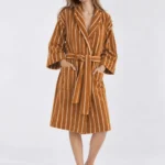 voova-cotton-towel-robe-shawl-collar-floral-Caramel2