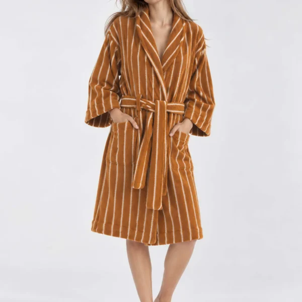 voova-cotton-towel-robe-shawl-collar-floral-Caramel2