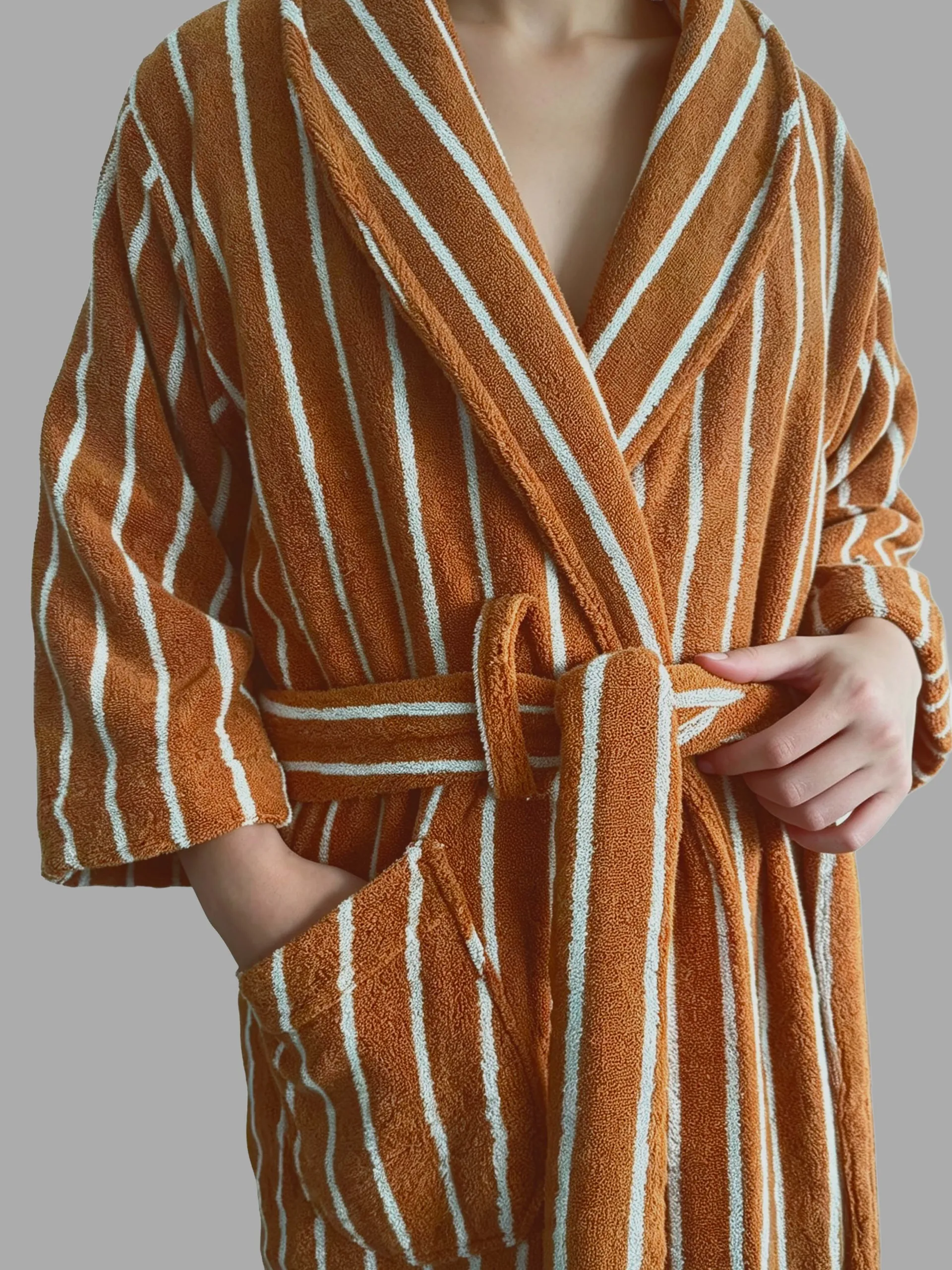 voova-cotton-towel-robe-shawl-collar-floral-Caramel4