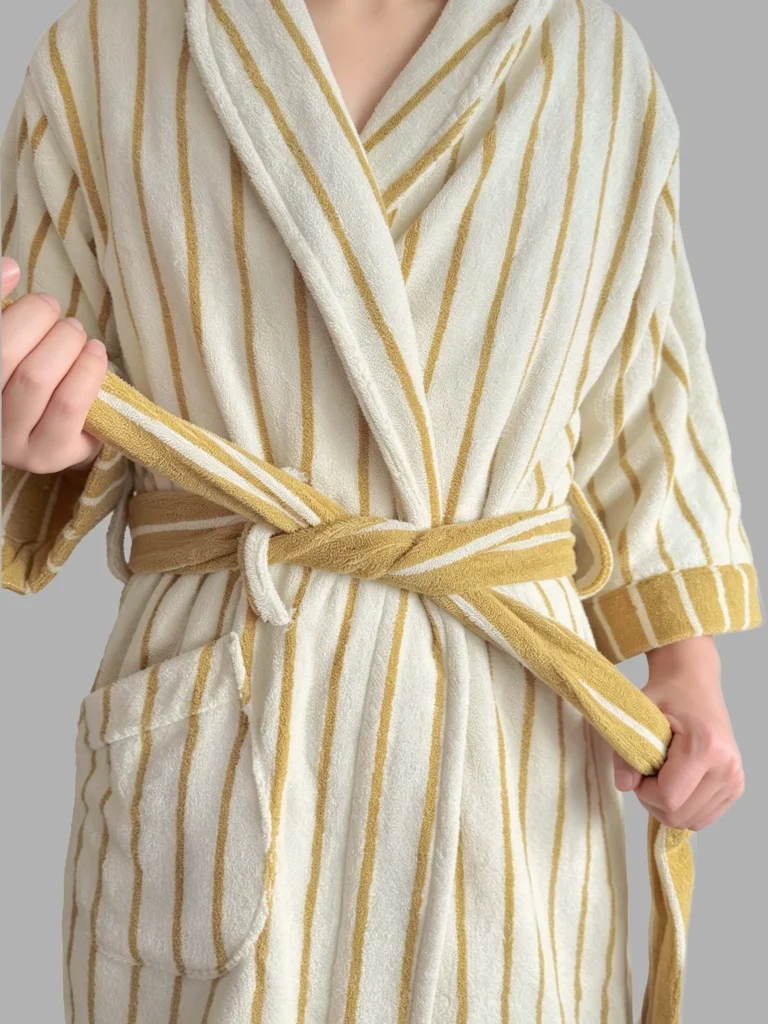 voova-cotton-towel-robe-shawl-collar-floral-Ivory4